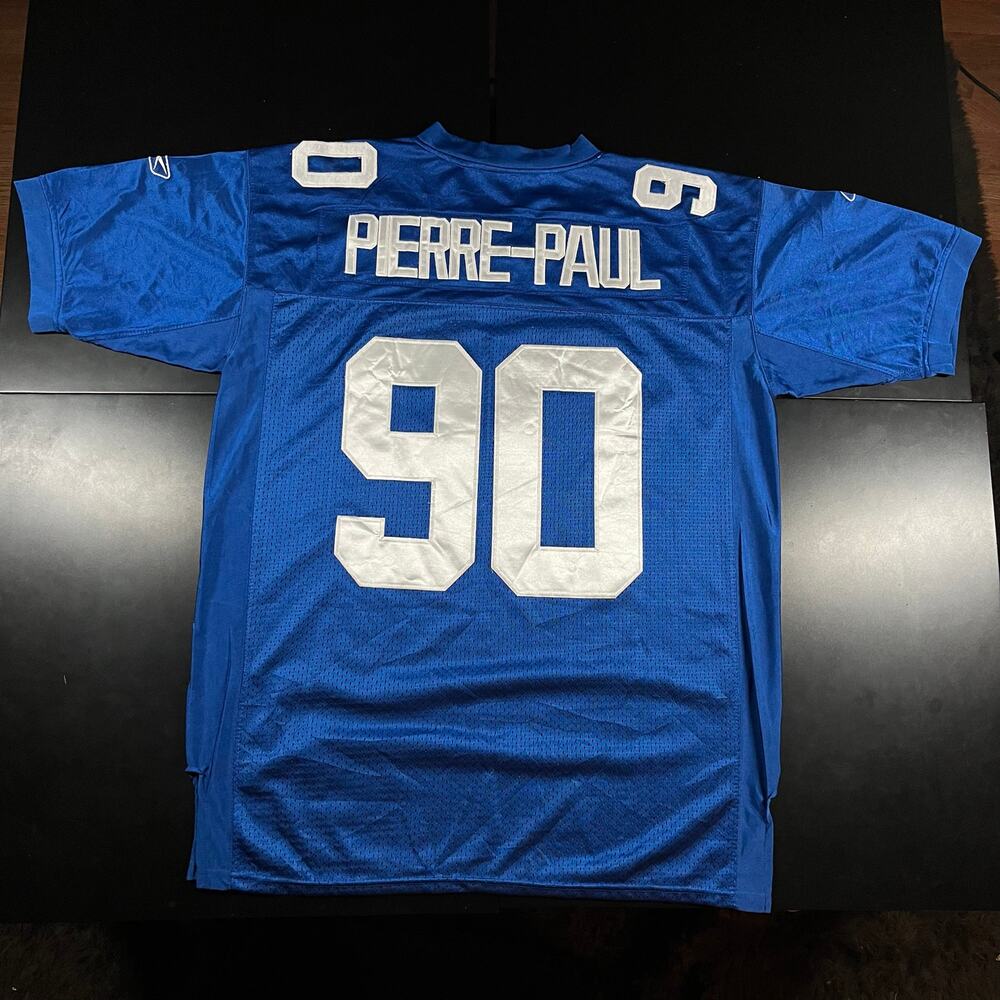 Reebok Onfield Equipment NFL NY Giants #90 Pierre-Paul Football Jersey Size 52